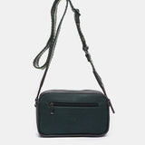 Green recycled material shoulder bag