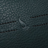 Green recycled material shoulder bag