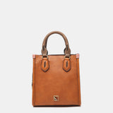 Small handbag in cognac
