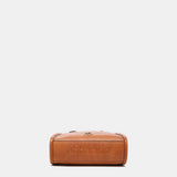 Small handbag in cognac