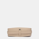 Shoulder bag in recycled materials in blue