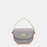 Bandolera pequeña en materiales reciclados en azul