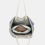 Borsa shopper reversibile grigia