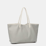 Borsa shopper reversibile grigia