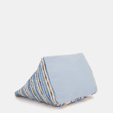 Strandtasche mit blauem Streifenmuster