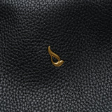 Bolso shopper en materiales reciclados trenzados negro