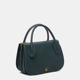 Handbag made of recycled materials in blue