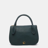 Handbag made of recycled materials in blue