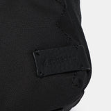 Black recycled material shoulder bag