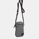 Bolso para el móvil en materiales reciclados gris