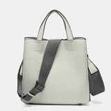Bolso shopper en materiales reciclados blanco