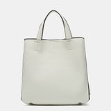 Bolso shopper en materiales reciclados blanco