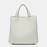 Bolso shopper en materiales reciclados blanco