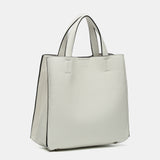 Bolso shopper en materiales reciclados blanco