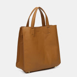 Camel shopper bag in recycled materials
