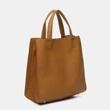 Camel shopper bag in recycled materials