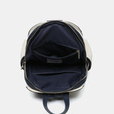 Mochila en materiales reciclados beige