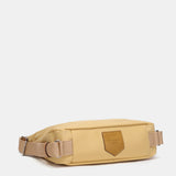 Bolso - mochila en materiales reciclados amarillo