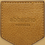 Bolso - mochila en materiales reciclados amarillo