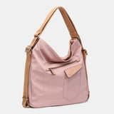 Bolso - mochila en materiales reciclados rosa