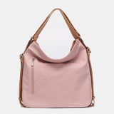 Bolso - mochila en materiales reciclados rosa