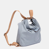 Bolso - mochila en materiales reciclados azul