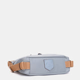 Bolso - mochila en materiales reciclados azul