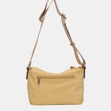 Yellow recycled material shoulder bag