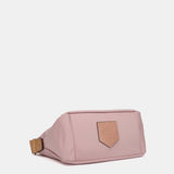 Bandolera en materiales reciclados rosa