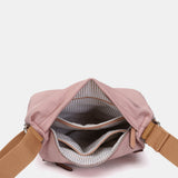 Bandolera en materiales reciclados rosa