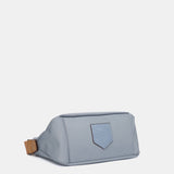 Bandolera en materiales reciclados azul