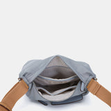 Bandolera en materiales reciclados azul