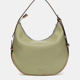 Shoulder bag in green recycled materials