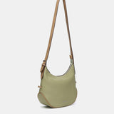 Shoulder bag in green recycled materials