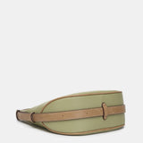 Shoulder bag in green recycled materials