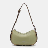Borsa a tracolla in materiale riciclato verde
