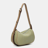 Borsa a tracolla in materiale riciclato verde