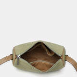 Borsa a tracolla in materiale riciclato verde