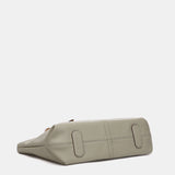 Borsa shopper verde realizzata con materiali riciclati