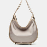 Bag - backpack in beige recycled materials