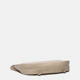 Bag - backpack in beige recycled materials