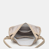 Bag - backpack in beige recycled materials