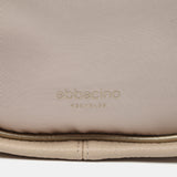 Bag - backpack in beige recycled materials