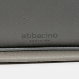 Crossbody bag in recycled materials silver