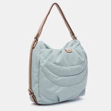 Bag - backpack in recycled and padded materials, blue
