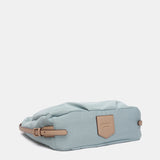 Bag - backpack in recycled and padded materials, blue