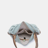 Bag - backpack in recycled and padded materials, blue