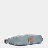 Bandolera en materiales reciclados y acolchados azul