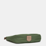 Bandolera en materiales reciclados y acolchados verde