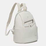 Zaino beige in materiale riciclato